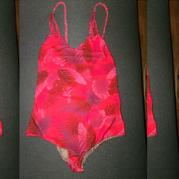 Acacia swimwear psychedelic leaf Capetown onepiece - Picture 4 of 14